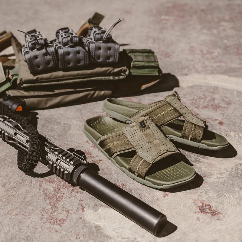 VIKTOS Ruck Recovery Slide Nightfjall Footwear VIKTOS Tactical Gear Supplier Tactical Distributors Australia