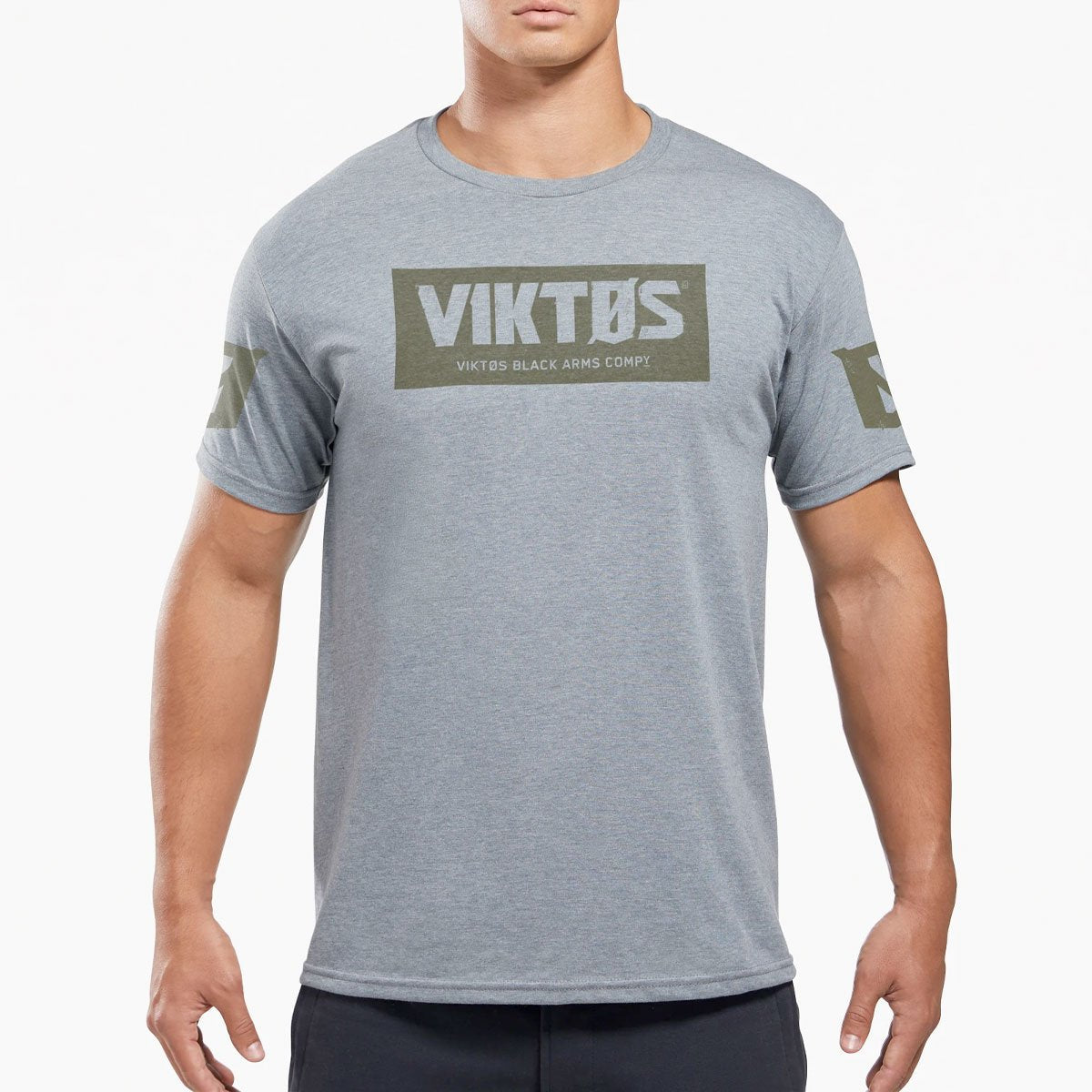 VIKTOS Shooter Tee Ash Heather Tees VIKTOS Tactical Gear Supplier Tactical Distributors Australia