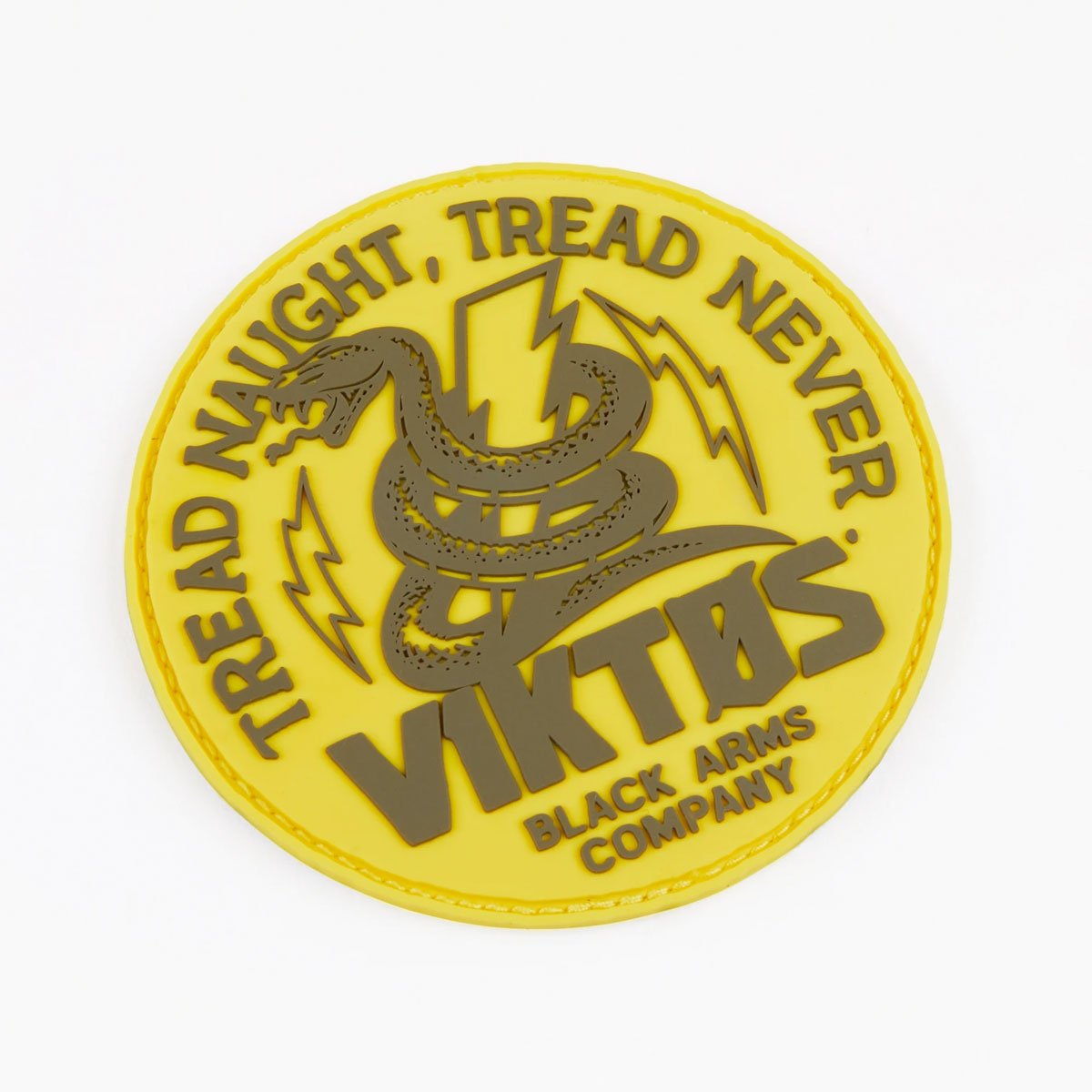 VIKTOS Snakebolt Moralpha Patch Yellow Morale Patches VIKTOS Tactical Gear Supplier Tactical Distributors Australia