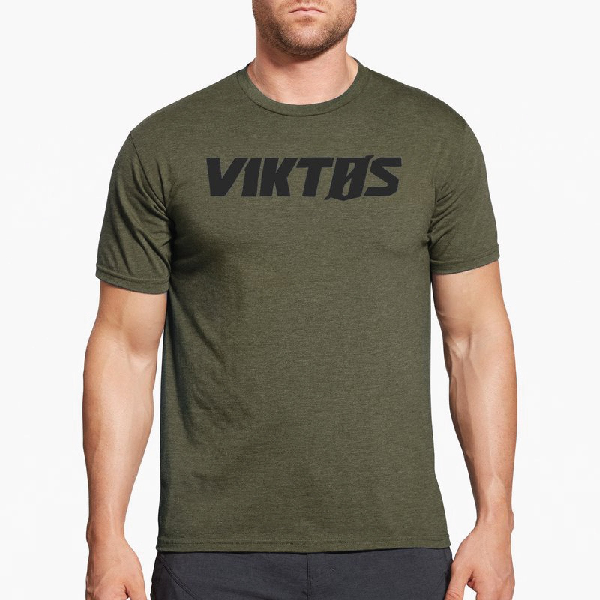 VIKTOS Tack Tee Olive Heather Tees VIKTOS Small Tactical Gear Supplier Tactical Distributors Australia