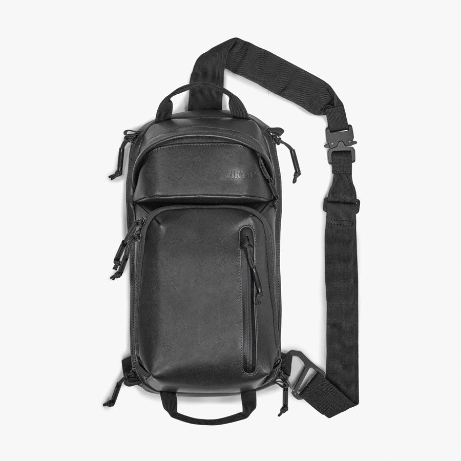 VIKTOS Upscale 3 Leather Sling Bag Bags, Packs and Cases VIKTOS Black Tactical Gear Supplier Tactical Distributors Australia