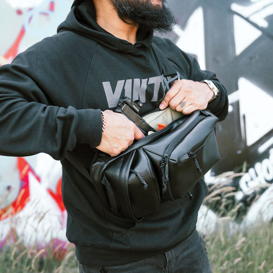 VIKTOS Upscale 3 Leather Sling Bag Bags, Packs and Cases VIKTOS Tactical Gear Supplier Tactical Distributors Australia