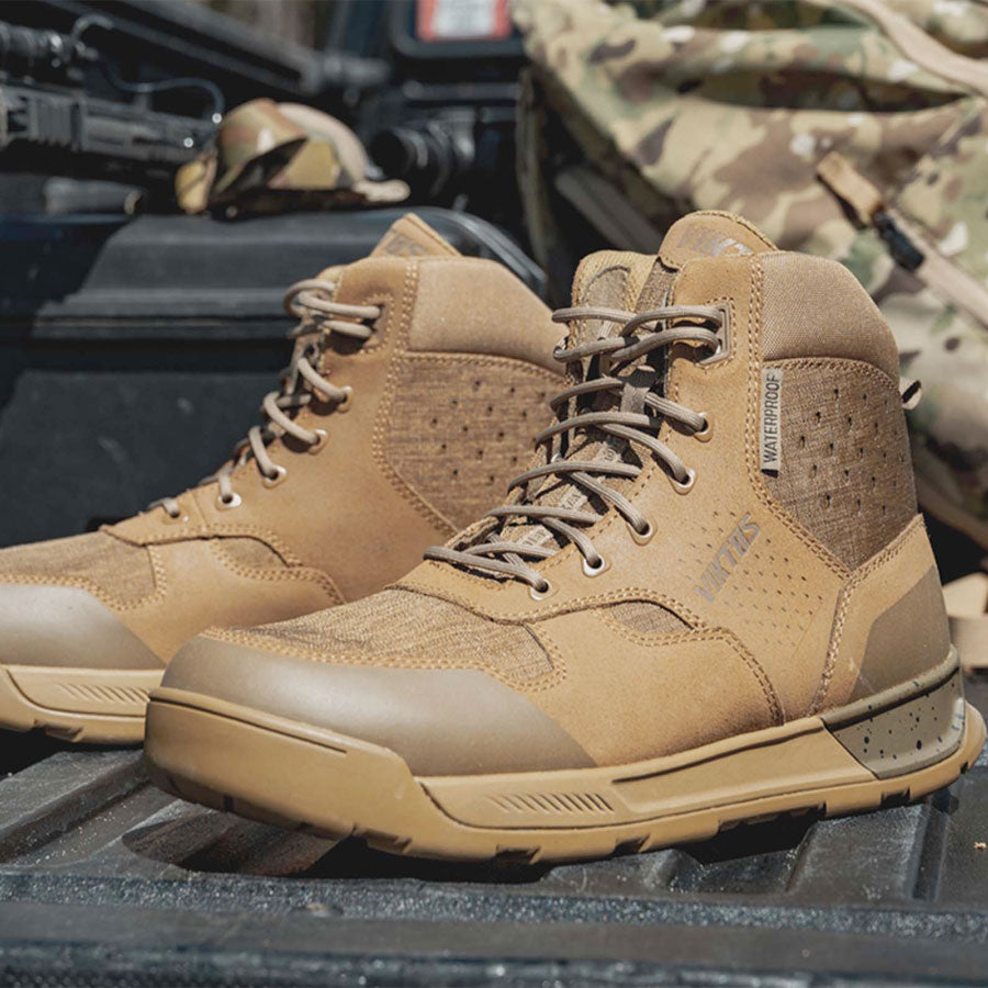 VIKTOS Wartorn Waterproof Boot Coyote Footwear VIKTOS Tactical Gear Supplier Tactical Distributors Australia