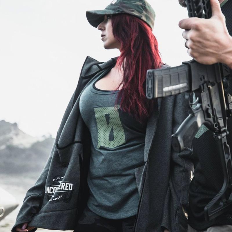 VIKTOS Womens Gametime Racerback Tank Navy Tees & Tanks VIKTOS Tactical Gear Supplier Tactical Distributors Australia