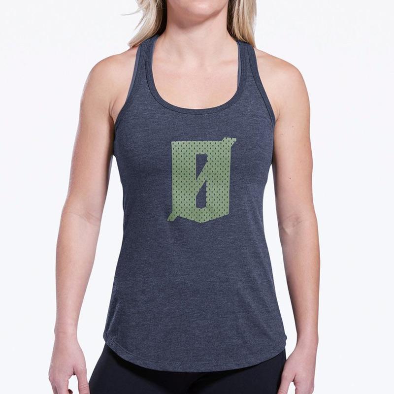 VIKTOS Womens Gametime Racerback Tank Navy Tees &amp; Tanks VIKTOS Extra Small Tactical Gear Supplier Tactical Distributors Australia