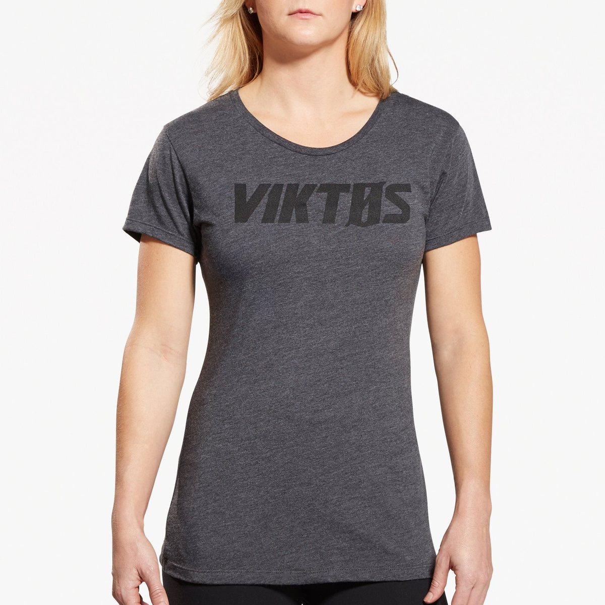 VIKTOS Womens Tack Top Tee Charcoal Heather Tees &amp; Tanks VIKTOS Small Tactical Gear Supplier Tactical Distributors Australia