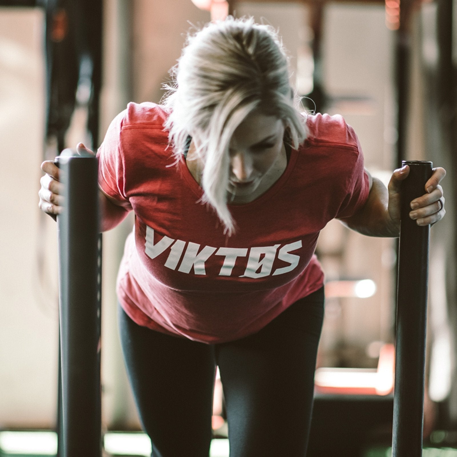 VIKTOS Womens Tack Top Tee Red Heather Tees & Tanks VIKTOS Small Tactical Gear Supplier Tactical Distributors Australia