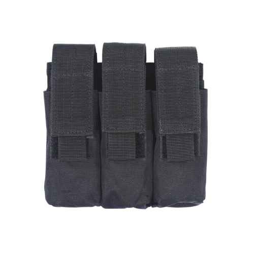 Voodoo Tactical Triple Pistol Mag Pouch - Black Accessories Voodoo Tactical Tactical Gear Supplier Tactical Distributors Australia