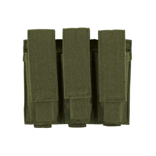 Voodoo Tactical Triple Pistol Mag Pouch - OD Green Accessories Voodoo Tactical Tactical Gear Supplier Tactical Distributors Australia