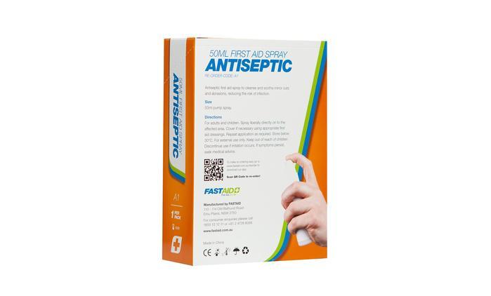 Warrior Medical FastAid A1 Antiseptic Spray 50ml First Aid Spray 1pk First Aid and Medical Warrior Medical Tactical Gear Supplier Tactical Distributors Australia