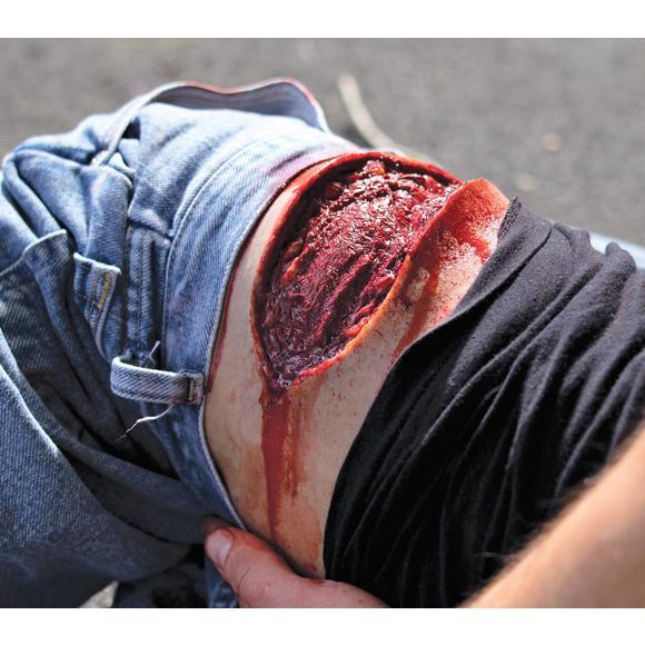 Wearable Wounds Thigh Laceration Training Gear Tech Line Trauma Tactical Gear Supplier Tactical Distributors Australia