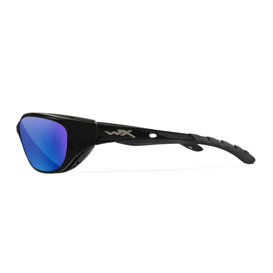 Wiley X AirRage Captivate Polarised Blue Lens w/ Gloss Black Frame Eyewear Wiley X Tactical Gear Supplier Tactical Distributors Australia