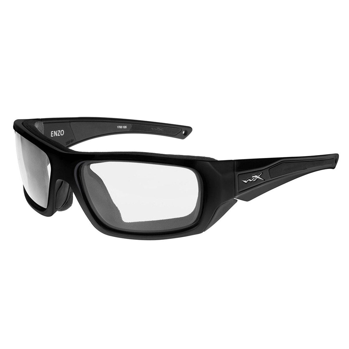 Wiley X Enzo Sunglasses Clear Lens Matte Black Frame Eyewear Wiley X Tactical Gear Supplier Tactical Distributors Australia