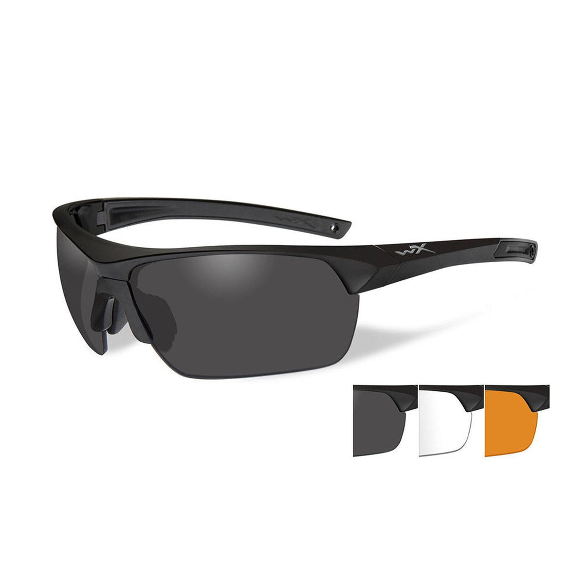 Wiley X Guard Three Lens Matte Black Frame Eyewear Wiley X Tactical Gear Supplier Tactical Distributors Australia