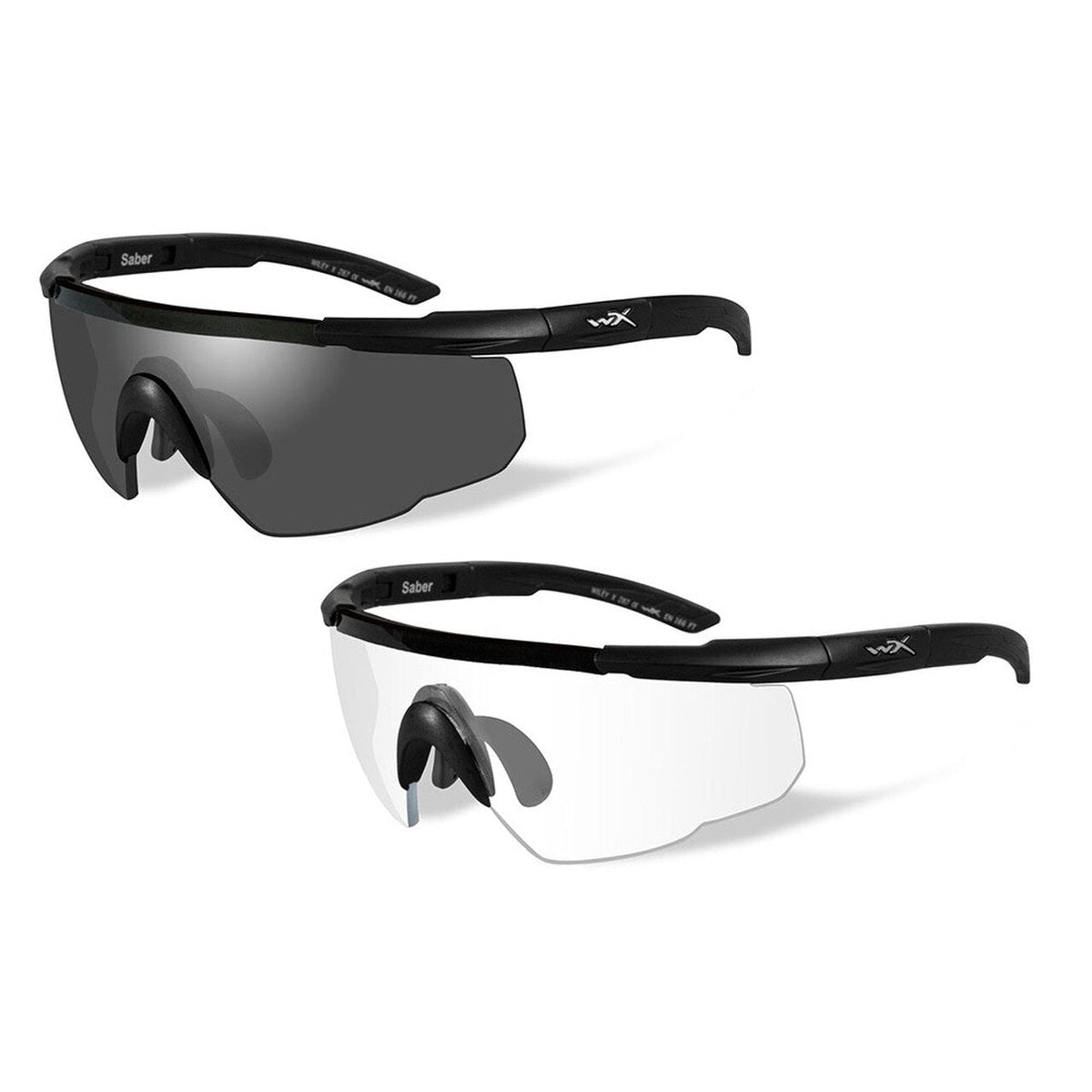 Wiley X Saber Advanced Eyeshield Two Lens Two Matte Black Frames Eyewear Wiley X Tactical Gear Supplier Tactical Distributors Australia