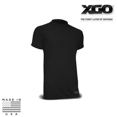 XGO Phase 1 Fire Retardant Short Sleeve Shirt Tees &amp; Tanks Xgo Black Small Tactical Gear Supplier Tactical Distributors Australia