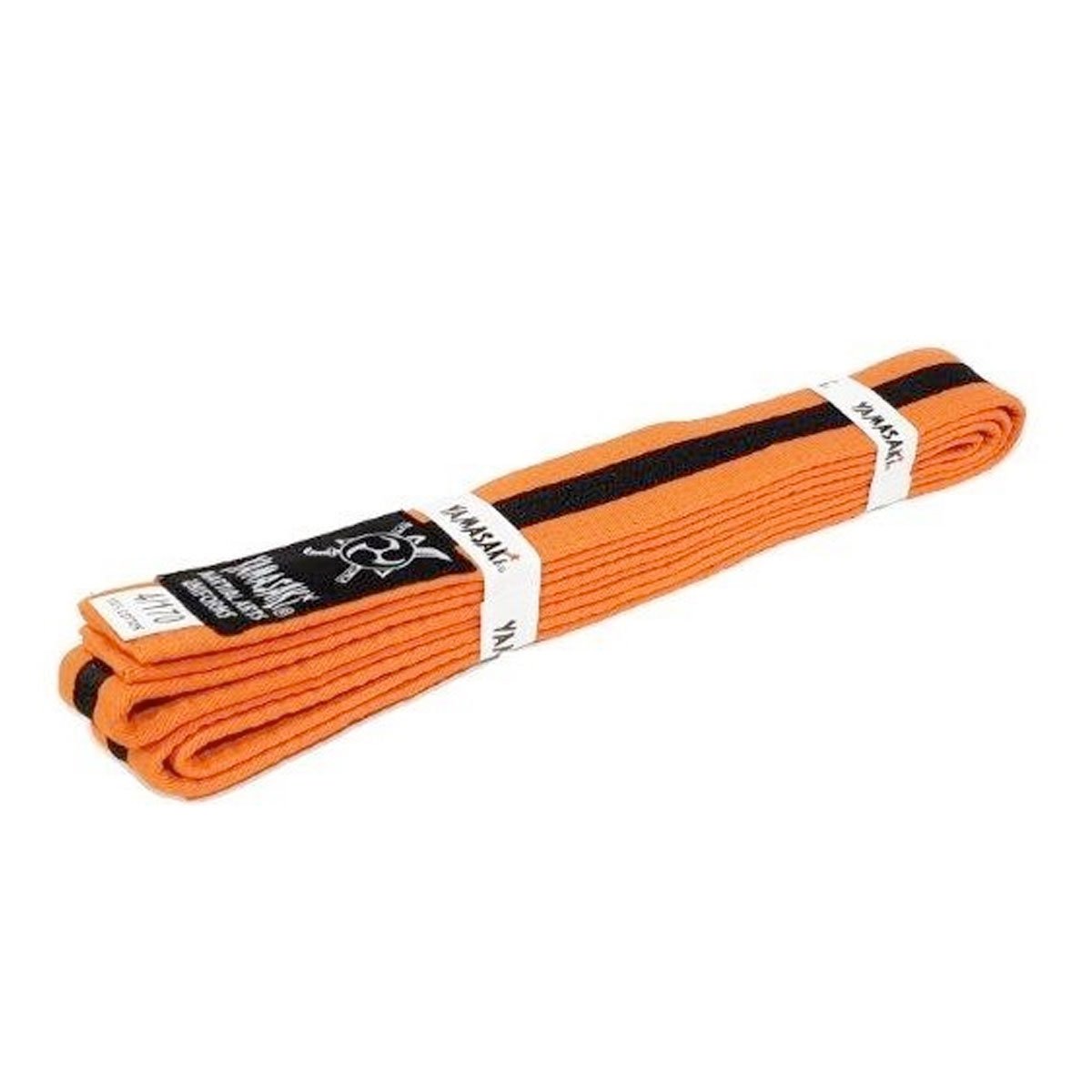 Yamasaki Coloured Martial Arts Belts with Black Stripe Training Gear Morgan Boxing & Fitness Equipment 0 Orange/Black Tactical Gear Supplier Tactical Distributors Australia