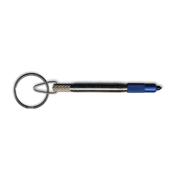 Zak Tool Key Ring Window Punch Nickel Blue | Tactical Gear AU