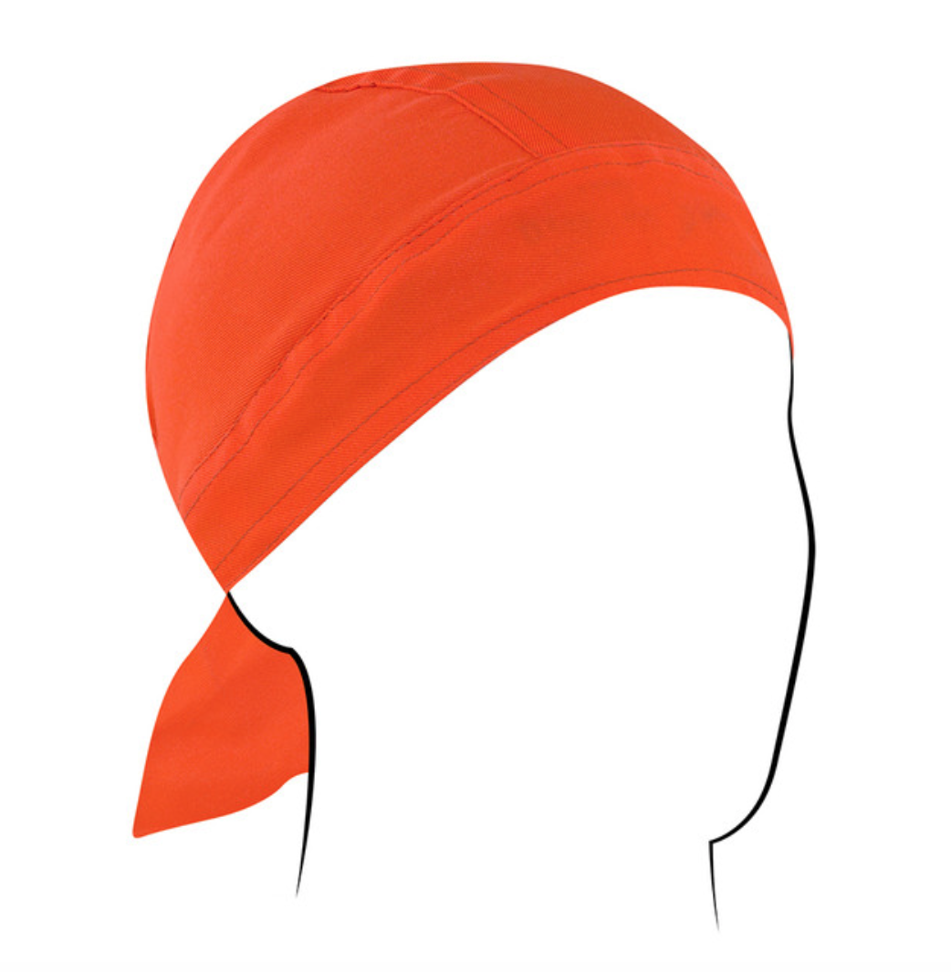 ZAN Headgear Flydanna Cotton High Visibility Orange B142 Clothing and Apparel ZAN Headgear Tactical Gear Supplier Tactical Distributors Australia