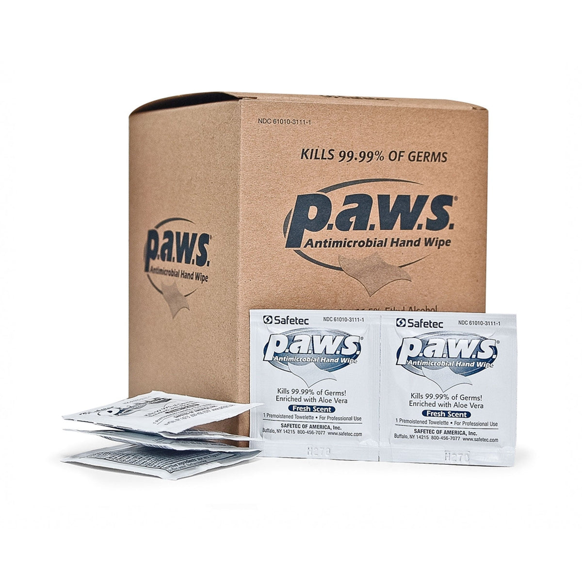 Arrowhead Forensics Paws Antimicrobial Hand Wipes - 100 individually wrapped wipes/box Tactical Gear Australia Supplier Distributor Dealer