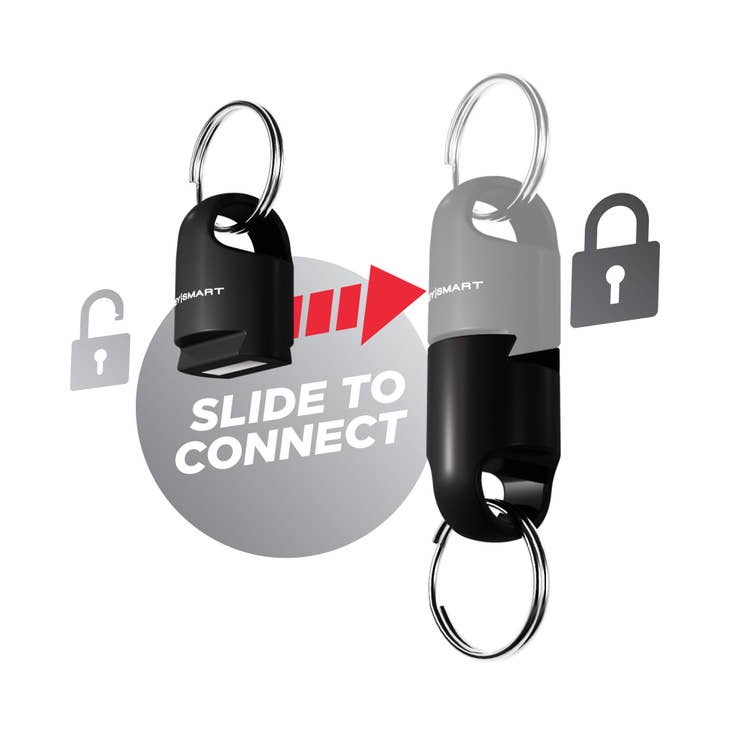 KeySmart MagConnect Pro Locking Magnetic Quick Connect Black Tactical Gear Australia Supplier Distributor Dealer