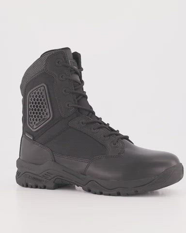 Magnum Strike Force 8.0 Side-Zip Composite Toe Boots Black