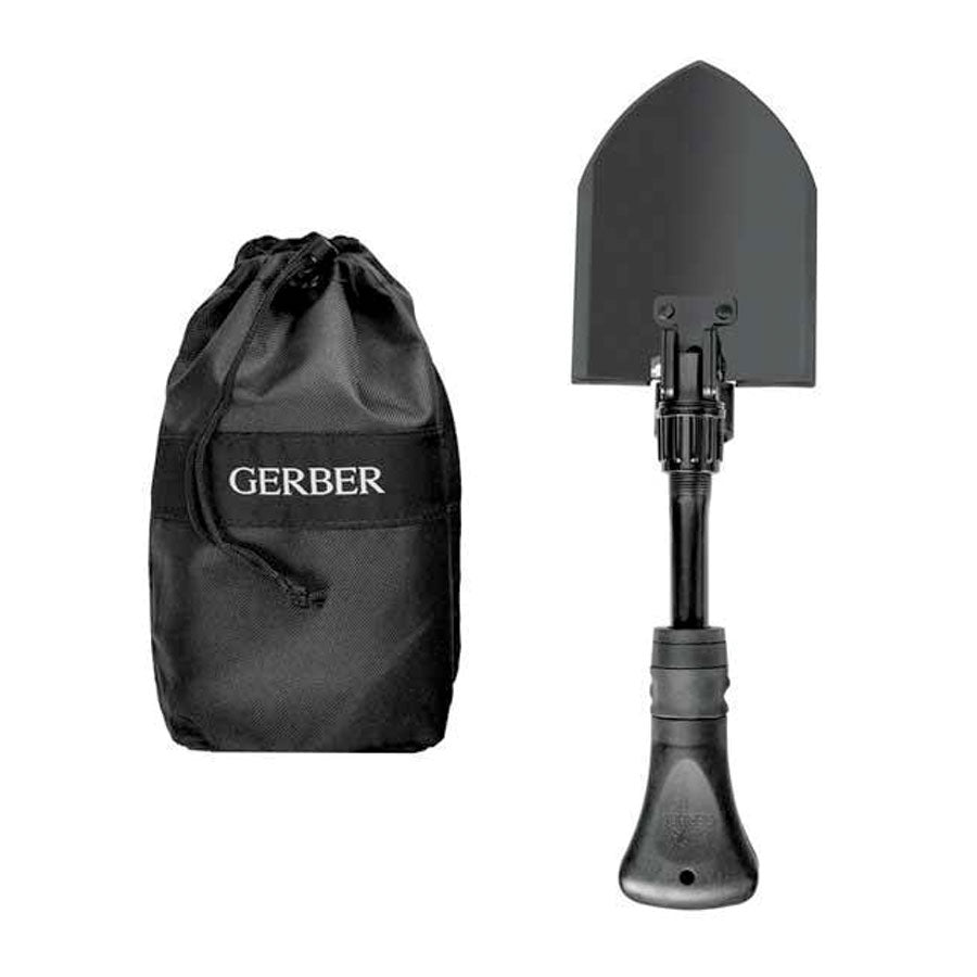Gerber Gorge Light Weight Camping Folding Shovel Collapsible Spade Tactical Gear