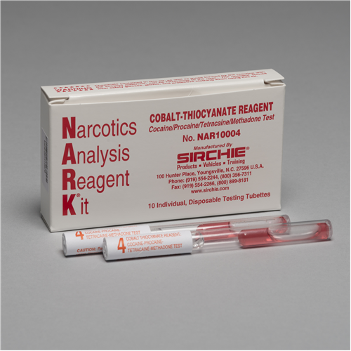 Sirchie NARK Test Cobalt-Thiocyanate Reagent for cocaine, crack, Box o Tactical Gear